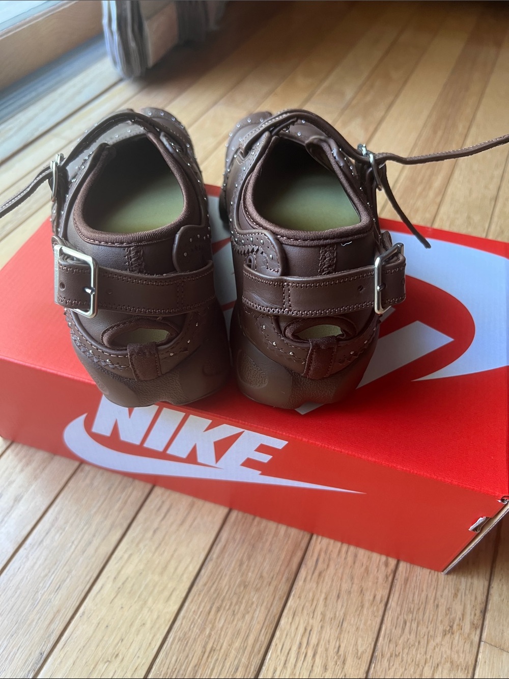 Nike Women's Air rifts Brown size 9 - Picture 5 of 9
